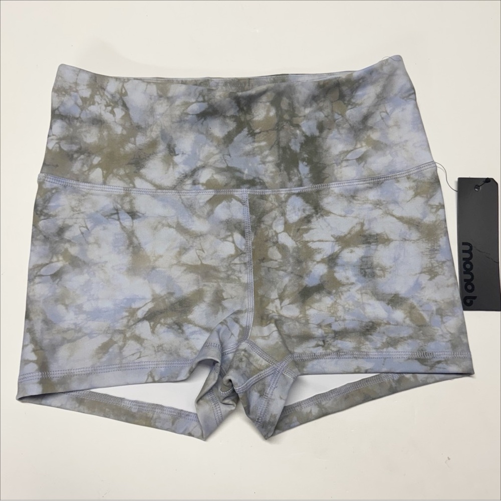 Mono B | High Rise Tie Dye Biker Shorts - NWT